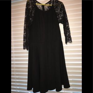 black cocktail dress